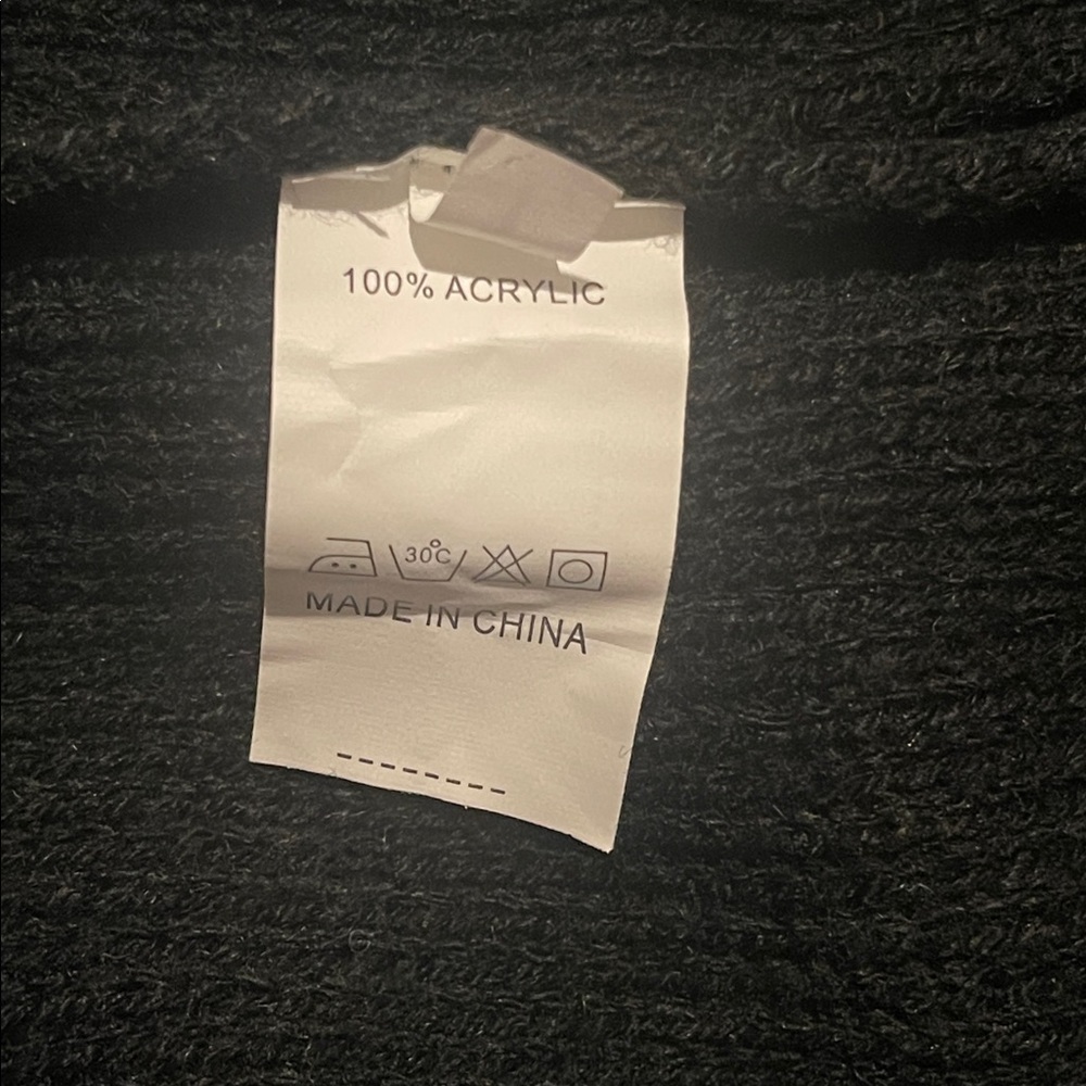 Black Turtleneck Sweater Dress - Picture 7 of 7